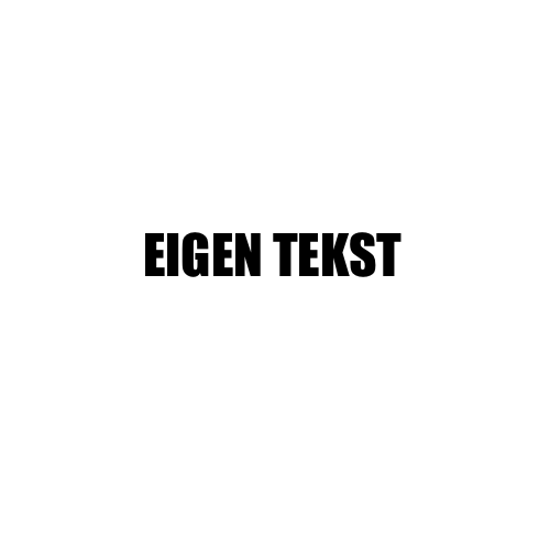 Eigen tekst (Sticker)